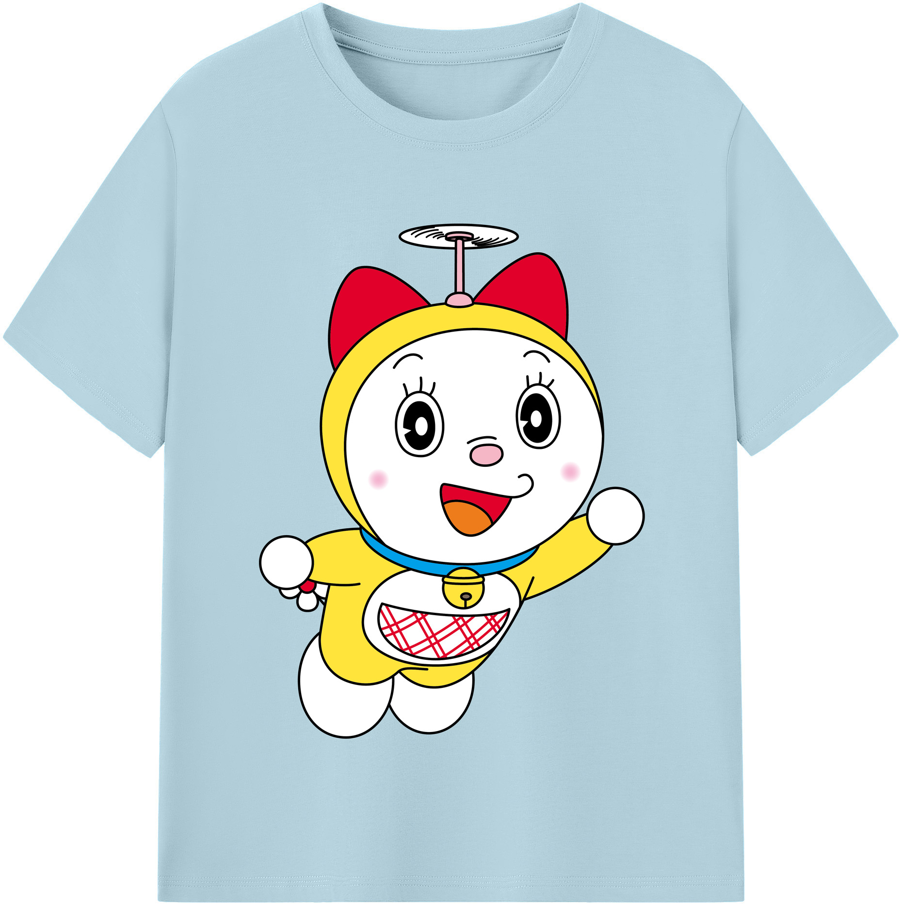 （画像用） ドラえもん ドラミ Doraemon Dorami 綿100％半袖Tシャツ（フロントプリント）